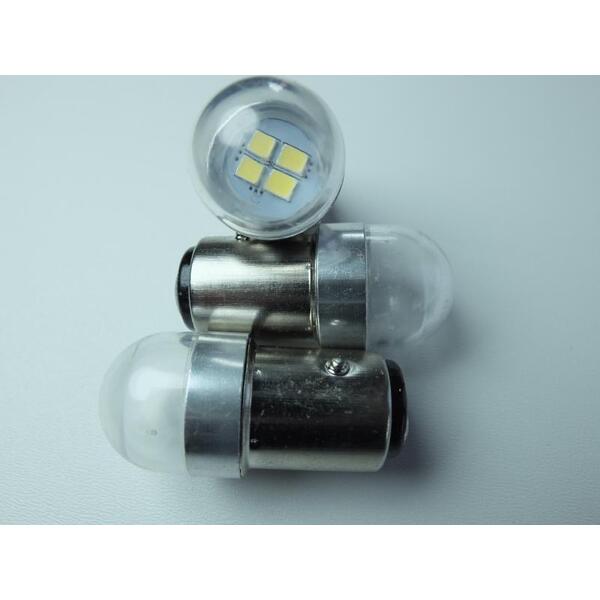 Двухконтактная лампочка 12 вольт. 12t15-w/4smd. Прозрачные светодиоды СМД. Батарейка двухконтактная. Нал1157
